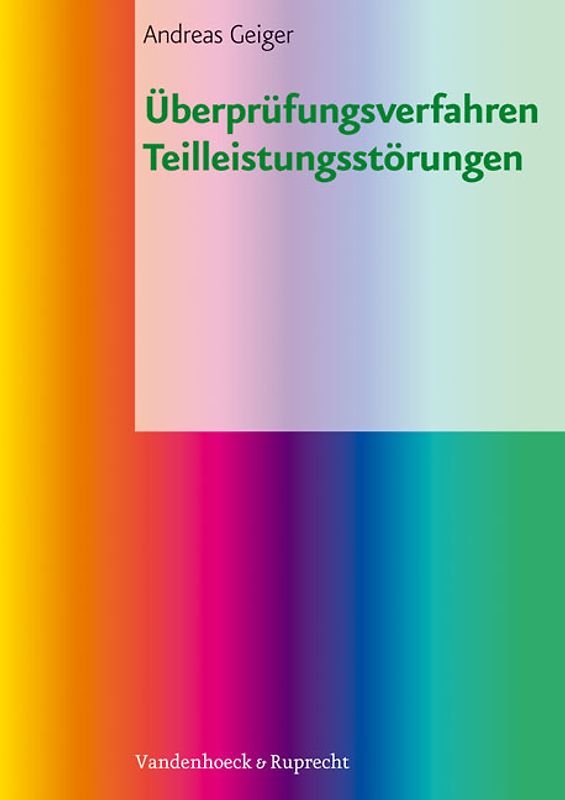 Überprüfungsverfahren Teilleistungsstörungen