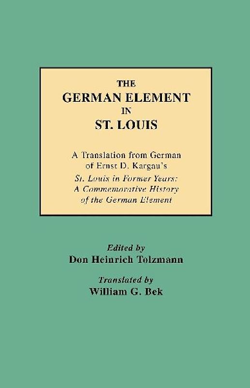 German Element in St. Louis
