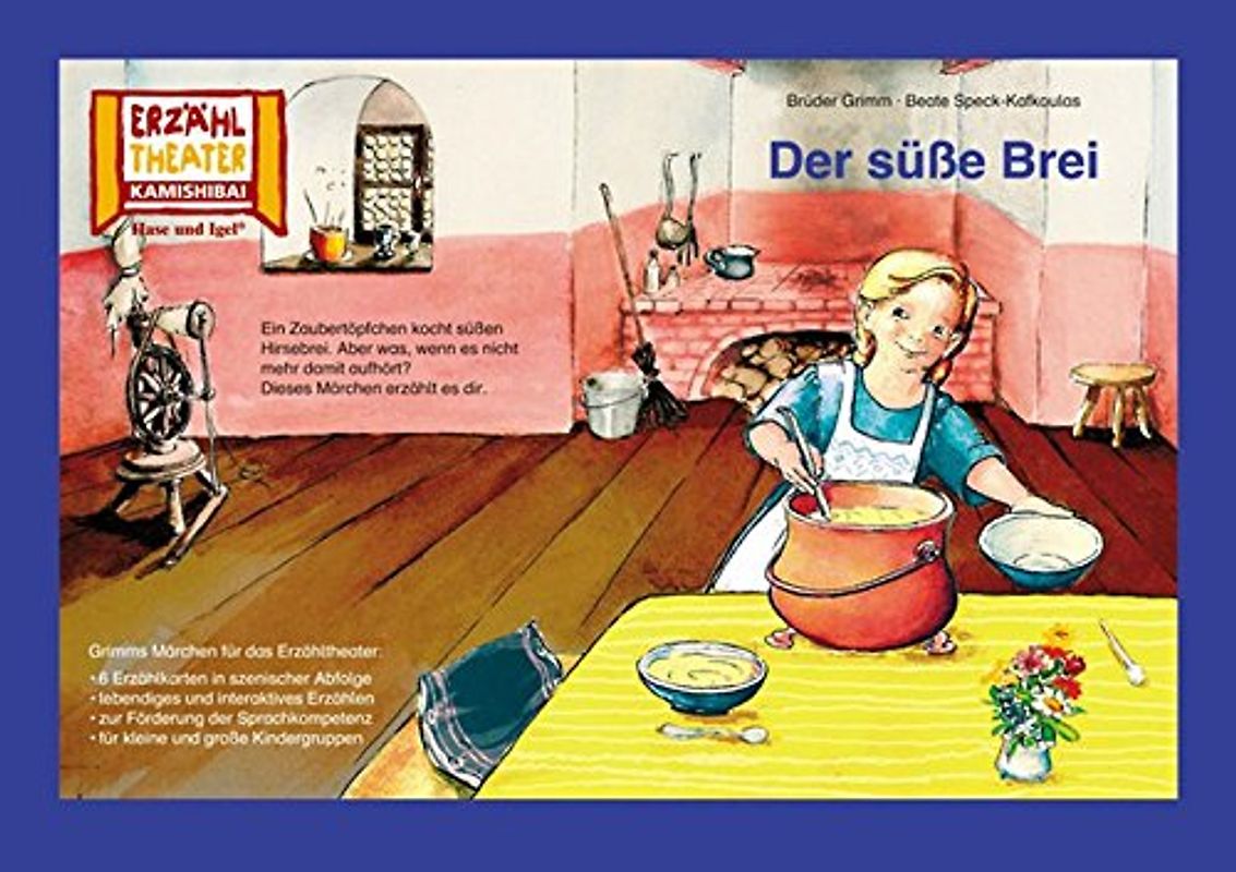 Der süße Brei / Kamishibai Bildkarten: 6 Bildkarten für das Erzähltheater