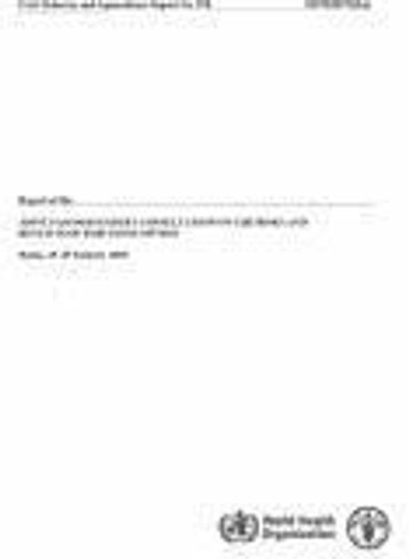 Report of the Joint Fao/Who Expert Consultation on the Risks and Benefits of Fish Consumption