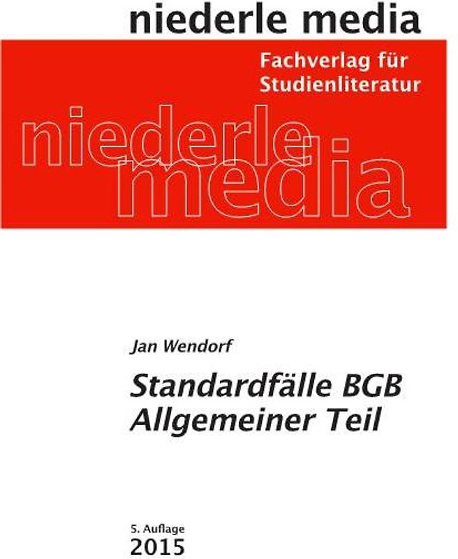 Standardfälle BGB AT - 2022