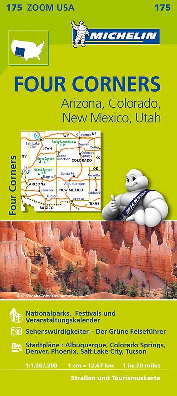Michelin Four Corners, Arizona, Colorado, New Mexiko, Utah