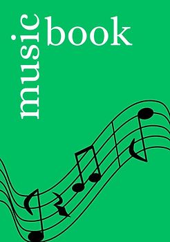 Music Book: DIN A5 Staff Book | 60 Pages with 12 Staves / Systems per Sheet | Paper 90g/m²
