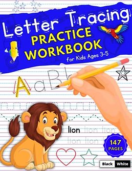 Letter Tracing Practice Workbook for Kids Ages 3-5: ABC Handwriting Practice Sight Words Activity Book: Simple Tracing Lines, Shapes, Letters and ... for Toddlers, Beginners and Preschoolers