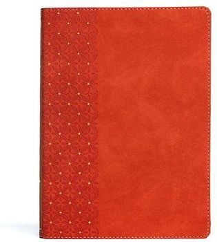 CSB Study Bible, Coral Leathertouch