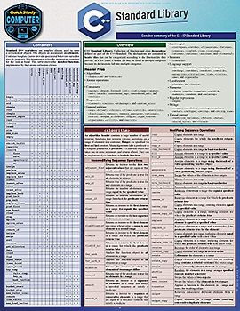 C++ Standard Library: A Quickstudy Laminated Reference Guide