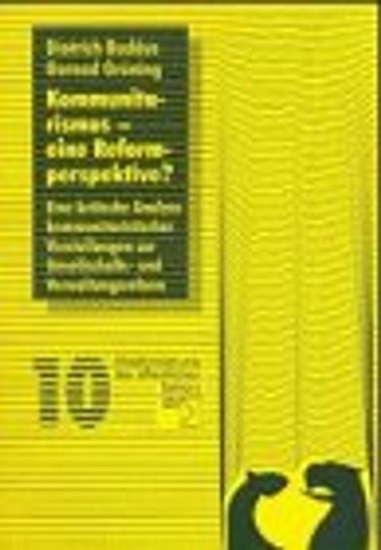 Kommunitarismus - eine Reformperspektive?. Eine kritische Analyse kommunitaristischer Vorstellungen zur Gesellschafts- und Verwaltungsreform