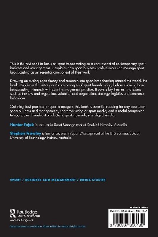 Sport Broadcasting for Managers