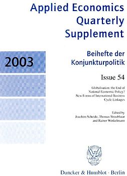 Globalisation: the End of National Economic Policy?