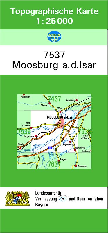 TK25 7537 Moosburg a.d.Isar