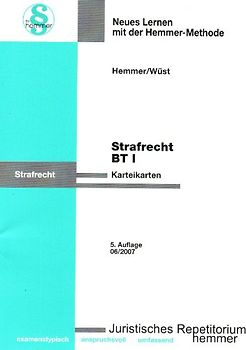 Strafrecht BT I - Karteikarten