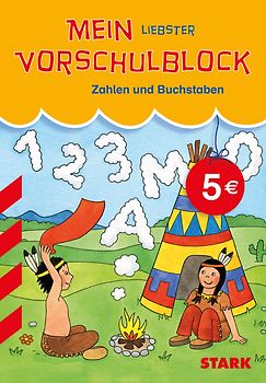 STARK Rucksackblock Vorschule - Zahlen und Buchstaben Sonderausgabe (Motiv Wigwam)