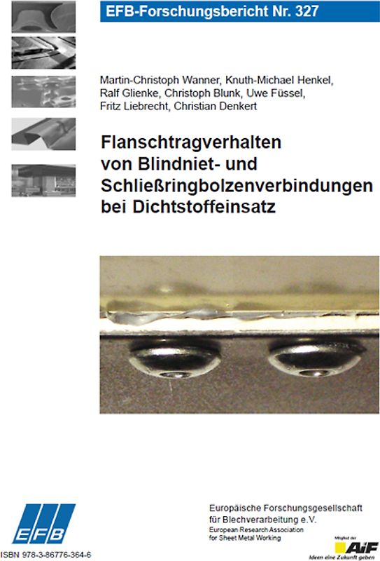 Flanschtragverhalten von Blindniet- und Schließringbolzenverbindungen bei Dichtstoffeinsatz