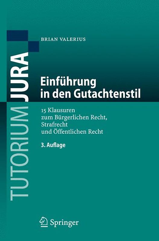 Einführung in den Gutachtenstil