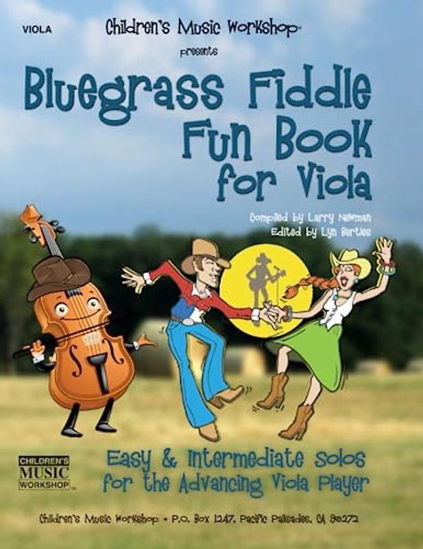 Bluegrass Fiddle Fun Book for Viola: Easy & Intermediate Solos for the Advancing Viola Player (Bluegrass Fun Books)