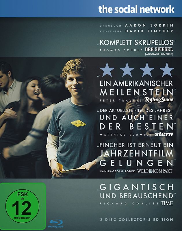 The Social Network [Collector's Edition, 2 Discs] Blu-ray Disc