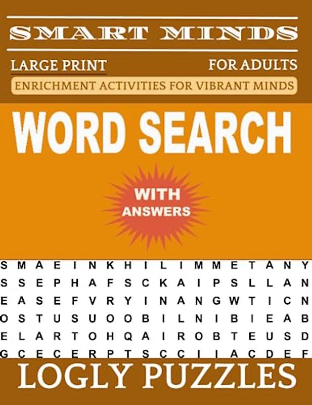 Word Search Book Large Print for Adults: 2400+ words New Fun and Relaxing Puzzles Book for Adults & Seniors with Answers Key