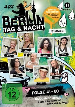 Berlin - Tag & Nacht: Staffel 3 - Folge 41-60 [4 DVDs] DVD