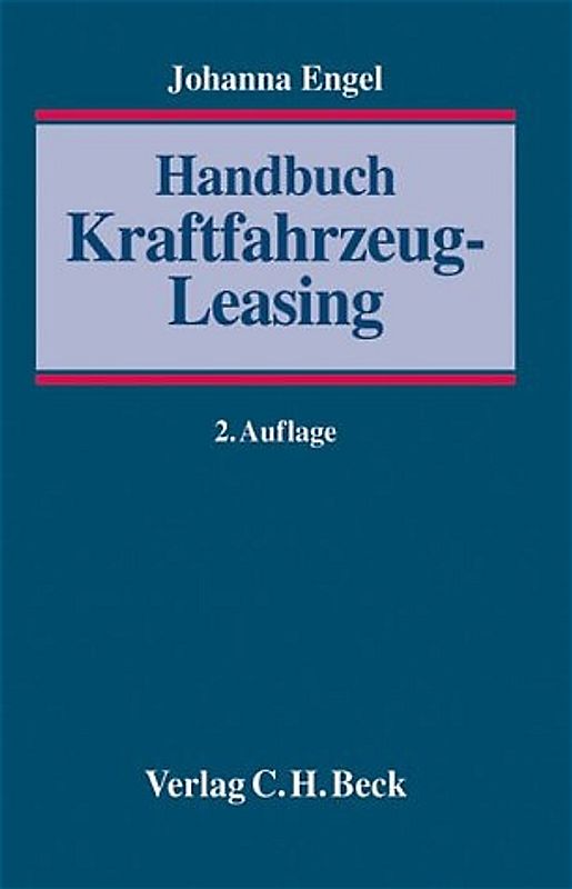 Handbuch Kraftfahrzeug-Leasing
