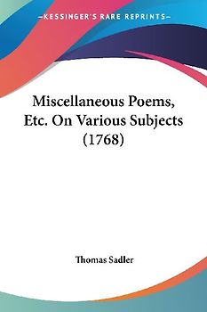 Miscellaneous Poems, Etc. On Various Subjects (1768)