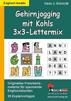 Gehirnjogging mit Kohls 3x3-Lettermix
