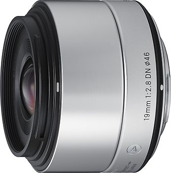 Sigma A 19 mm F2.8 DN 46 mm Objetivo (Montura Micro Four Thirds) plata