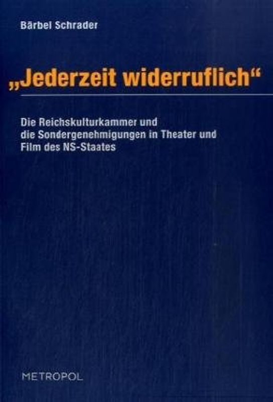 „Jederzeit widerruflich“
