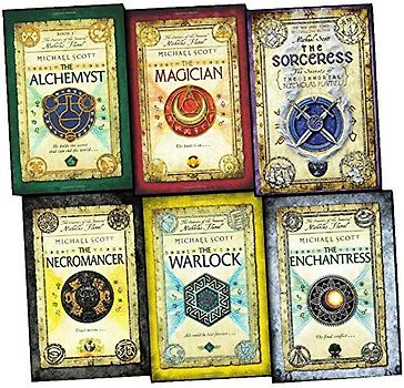 Michael Scott The Secrets Of The Immortal Nicholas Flamel 6 Books Collection ( The Alchemyst, The Magician, The Sorceress, The Necromancer, The Warlock, The Enchantress)
