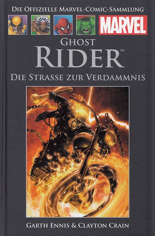 Die offizielle Marvel-Comic-Sammlung 40: Ghost Rider - Die Strasse zur Verdammnis - Garth Ennis [Gebundene Ausgabe]