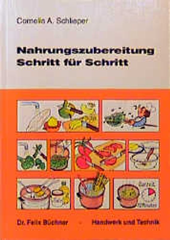 Nahrungszubereitung Schritt für Schritt