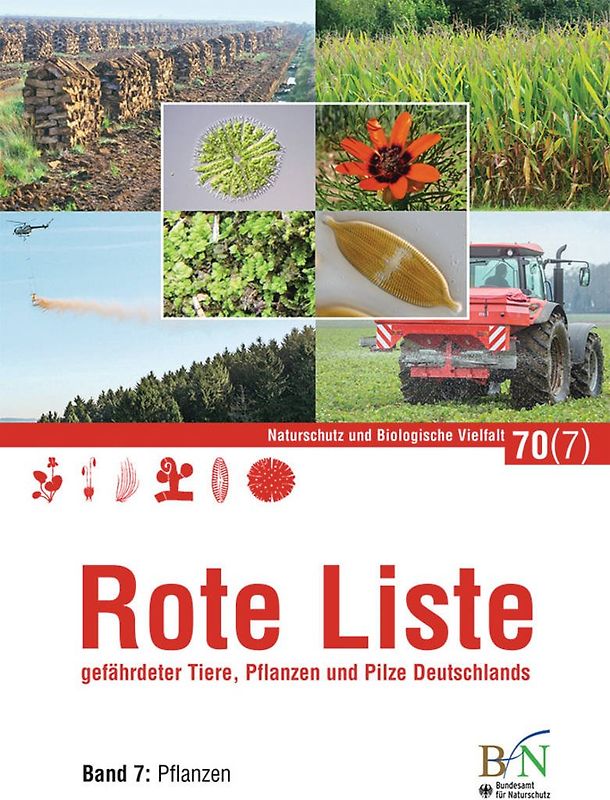 NaBiV Heft 70/7: Rote Liste gefährdeter Tiere, Pflanzen und Pilze Deutschlands - Band 7: Pflanzen