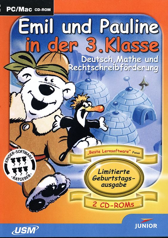 Emil und Pauline in der 3. Klasse - Deutsch, Mathe und Rechtschreibförderung MacOS