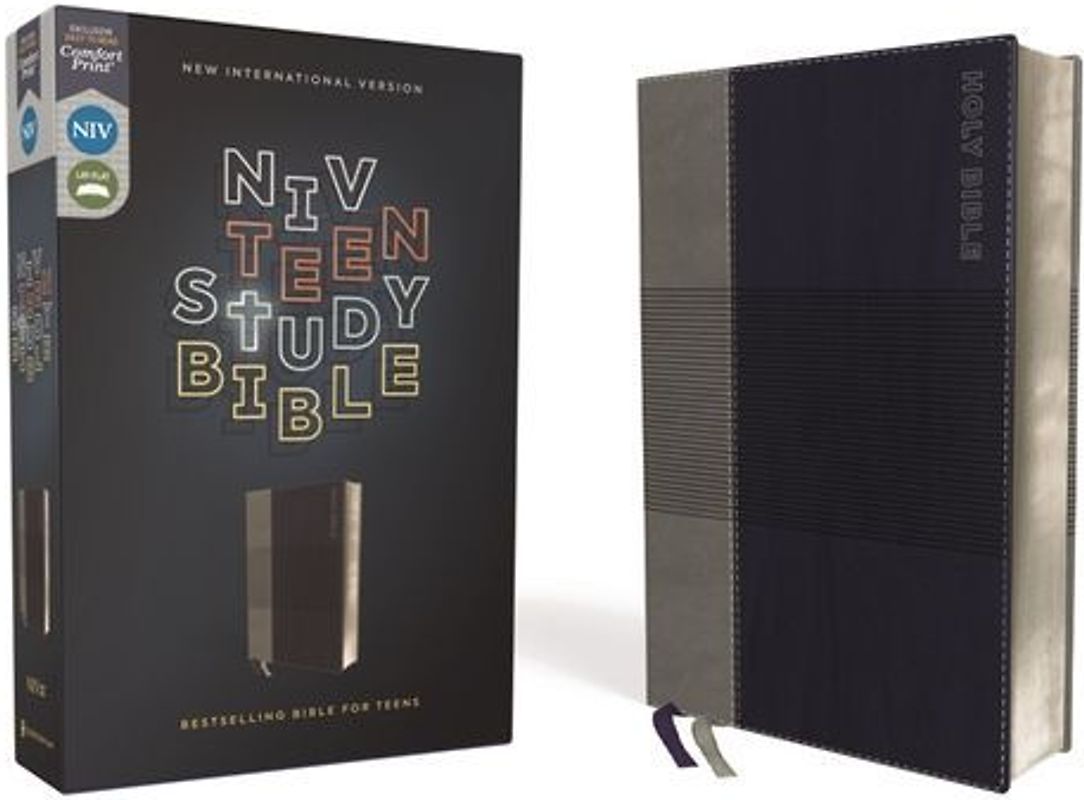 Niv, Teen Study Bible (for Life Issues You Face Every Day), Leathersoft, Blue, Comfort Print