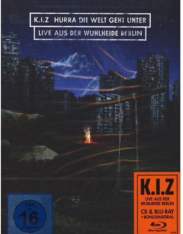 KI.Z - Hurra Die Welt Geht Unter - Live Aus Der Wuhlheide [2 CDs + Blu-ray]