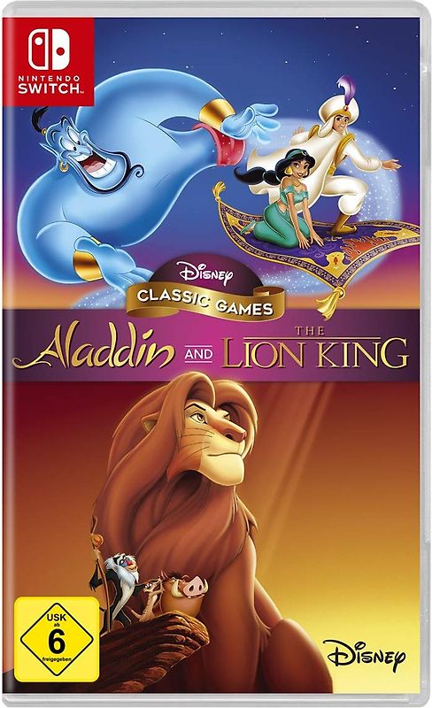 Disney Classic Games Aladdin and The Lion King Nintendo Switch