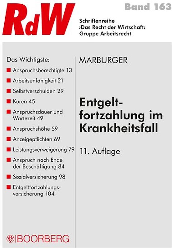 Entgeltfortzahlung im Krankheitsfall