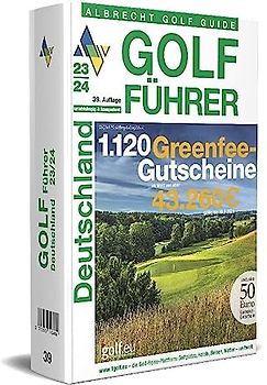 Albrecht Golf Führer Deutschland 23/24 inklusive Gutscheinbuch