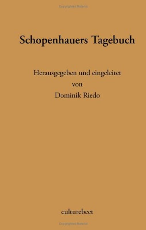 Schopenhauers Tagebuch