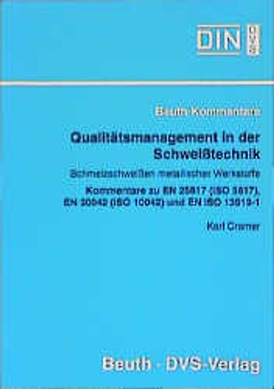 Qualitätsmanagement in der Schweisstechnik