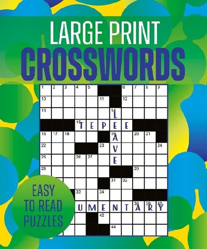 Large Print Crosswords