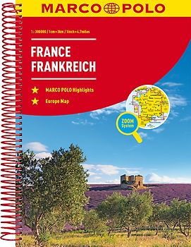 MARCO POLO Reiseatlas Frankreich 1:300.000