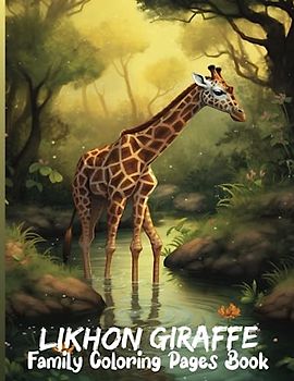 Likhon Giraffe Family Coloring Pages Book