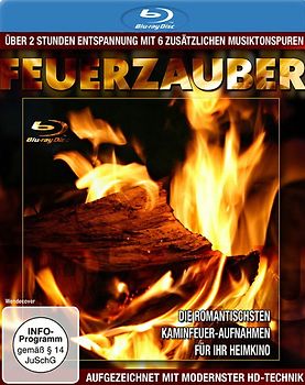 Feuerzauber , Kaminfeuer - Aufgezeichnet in modernster HD-Technik und 6 zusätzlichen Tonspuren [Blu-ray] Blu-ray Disc