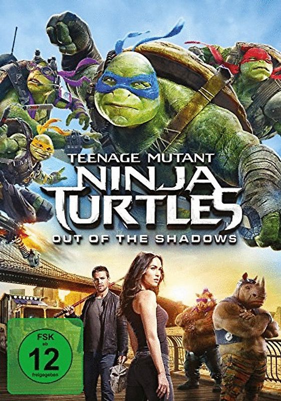 Teenage Mutant Ninja Turtles: Out of the Shadows DVD