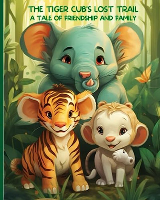 The Tiger Cub's Lost Trail: A Tale of Friendship and Family