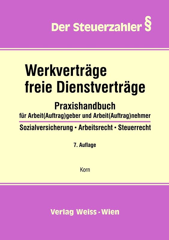 Werkverträge, freie Dienstverträge 2016