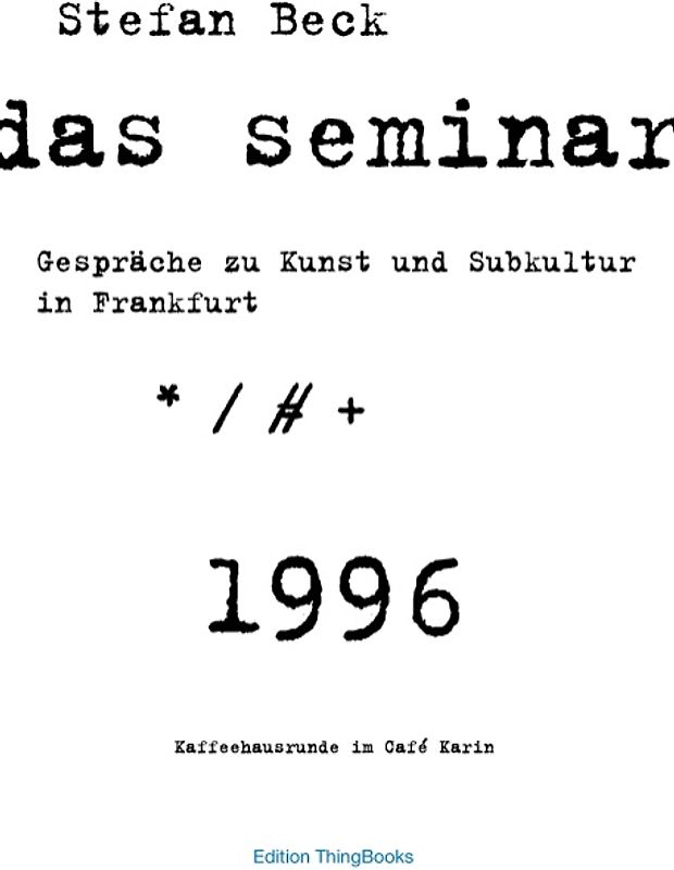 Das Seminar