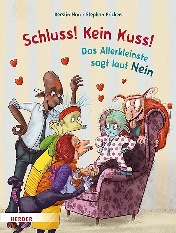 Schluss! Kein Kuss! Das Allerkleinste sagt laut Nein