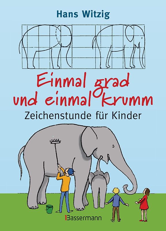 Einmal grad und einmal krumm. Zeichenstunde für Kinder