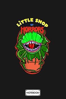 Little Shop Of Horrors Audrey Ii G95712 Notebook: Matte Finish Cover, Diary, 6x9 120 Pages, Planner, Journal, Lined College Ruled Paper